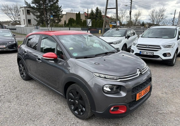 Citroen C3 cena 47900 przebieg: 87000, rok produkcji 2019 z Częstochowa małe 466